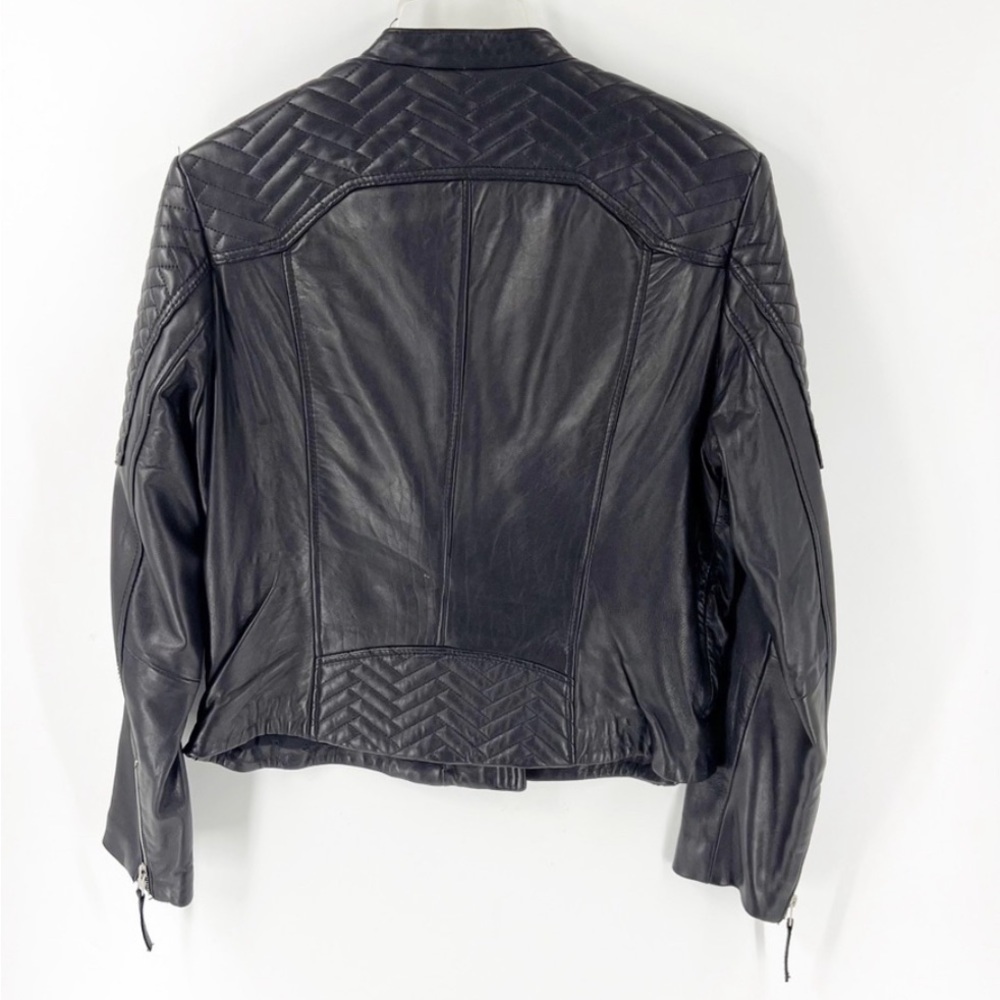 Leather moto - Picture 2 of 4